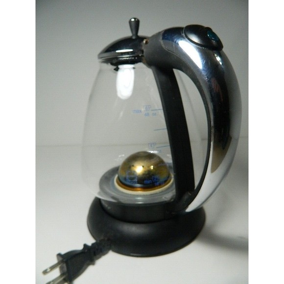 Capresso H2O Plus 6 Cup Glass Electric Water Kettle Boiling Water in 6 minutes - Picture 1 of 7